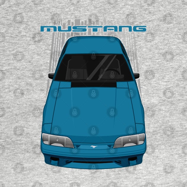 Mustang 1987 to 1993 Fox - Teal by V8social